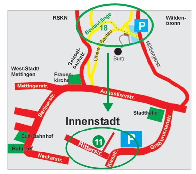 Anfahrtskizze
